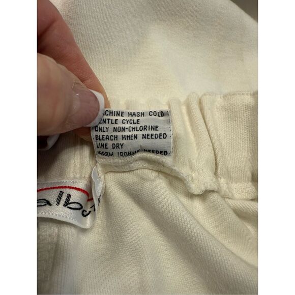 Talbots Vintage High Waist Pleated Pants Sz. L Off-White Y2K 1990’s - Picture 10 of 10